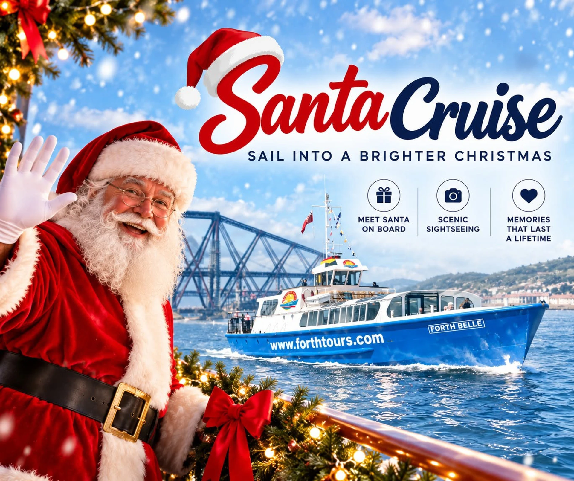 Background image - Forth Boat Tours Santa 2026