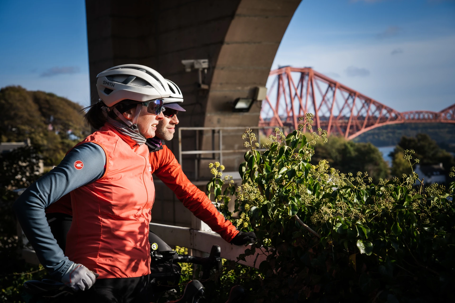 Background image - Cycling Forth Bridge